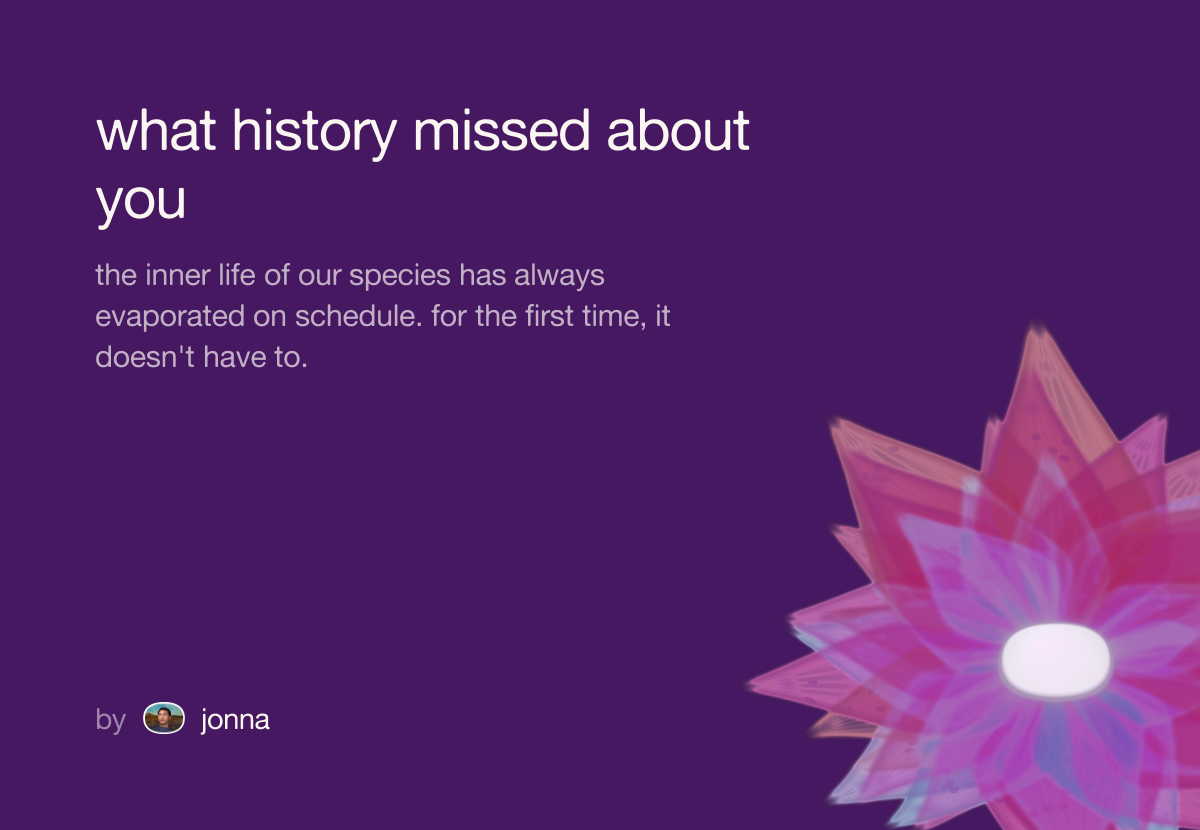 what history missed about you